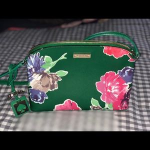 Kate Spade New York green floral purse